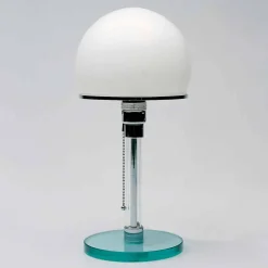 Viadurini Lighting Moderne Tischlampen-Tischlampe aus Glas mit Opalschirm Made in Italy - Dacca