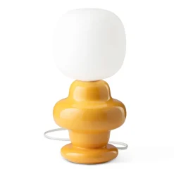 Ferroluce Moderne Tischlampen-Tischlampe aus Keramik und Glas, hergestellt in Italien – Copacabana