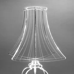 Viadurini Lighting Moderne Tischlampen-Tischlampe aus lasermarkiertem PMMA, hergestellt in Italien – Moana