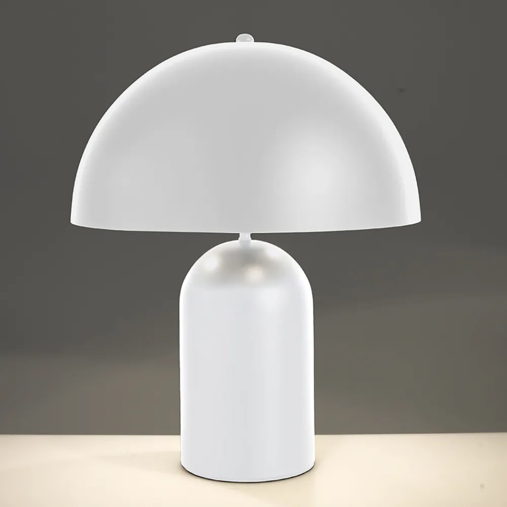 Viadurini Living Moderne Tischlampen-Tischlampe aus mattweiß lackiertem Stahl - Friuli