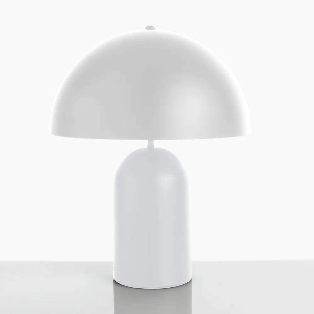 Viadurini Living Moderne Tischlampen-Tischlampe aus mattweiß lackiertem Stahl - Friuli