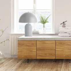 Viadurini Living Moderne Tischlampen-Tischlampe aus mattweiß lackiertem Stahl - Friuli