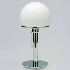 Viadurini Lighting Moderne Tischlampen-Tischlampe aus Opaline mit Chromstruktur Made in Italy - Toronto