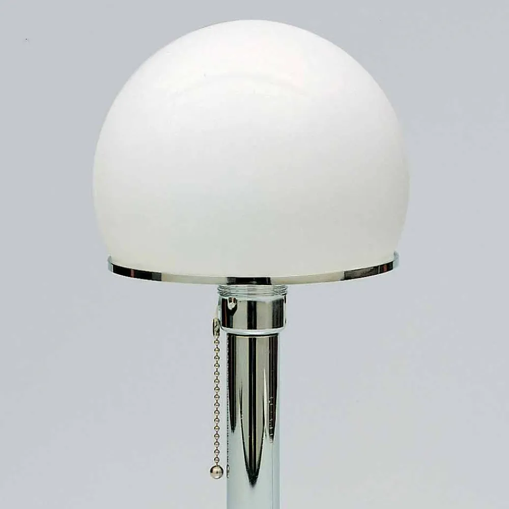 Viadurini Lighting Moderne Tischlampen-Tischlampe aus Opaline mit Chromstruktur Made in Italy - Toronto