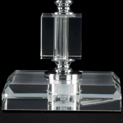 Viadurini Lighting Klassische Tischlampen-Tischlampe aus transparentem Glas und Ivy-Kristall, hergestellt in Italien