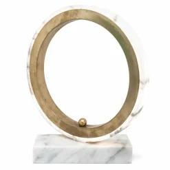 Viadurini Lighting Design Tischlampen-Tischlampe aus weißem Carrara-Marmor und Messing Made in Italy Luxury - Nazife