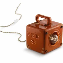 Ferroluce Vintage Tischlampen-Tischlampe im Industrial Look aus Keramik und Eisen Valerie