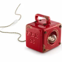 Ferroluce Vintage Tischlampen-Tischlampe im Industrial Look aus Keramik und Eisen Valerie