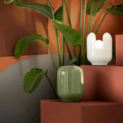 Ferroluce Moderne Tischlampen-Tischlampe im modernen Stil aus Keramik, hergestellt in Italien – Batucada