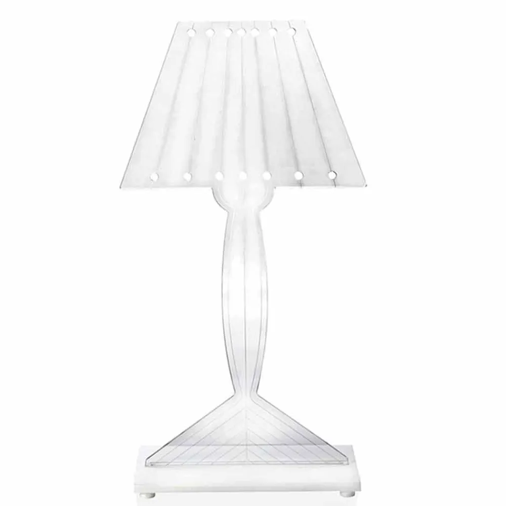 Viadurini Lighting Design Tischlampen-Tischlampe mit LED-Licht aus Plexiglas, Ferla
