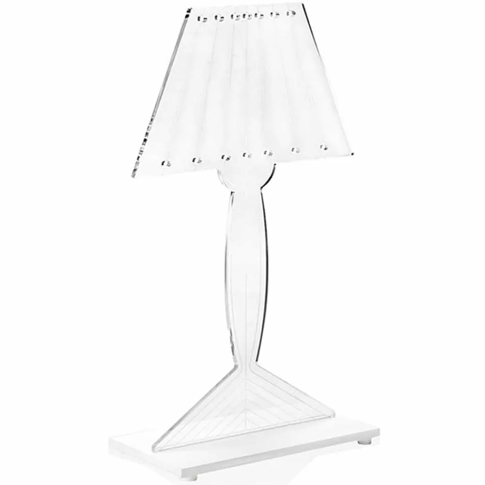 Viadurini Lighting Design Tischlampen-Tischlampe mit LED-Licht aus Plexiglas, Ferla