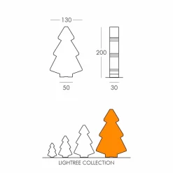 SLIDE Design Beleuchtung-Tischleuchte / Tischleuchte Christbaumleuchte Lightree, hergestellt in Italien