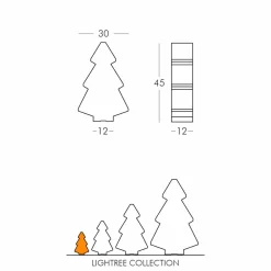 SLIDE Design Beleuchtung-Tischleuchte / Tischleuchte Christbaumleuchte Lightree, hergestellt in Italien