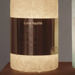 In-es.artdesign Design Tischlampen-Tischleuchte aus farbigem Nebel Luce Liquid1