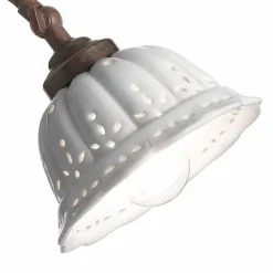 Il Fanale Vintage Tischlampen-Tischleuchte aus Keramik gebogen Liberty Design Anita von