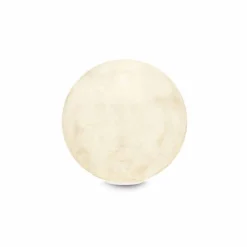 In-es.artdesign Design Tischlampen-Tischleuchte T.moon aus weißem Nebulit