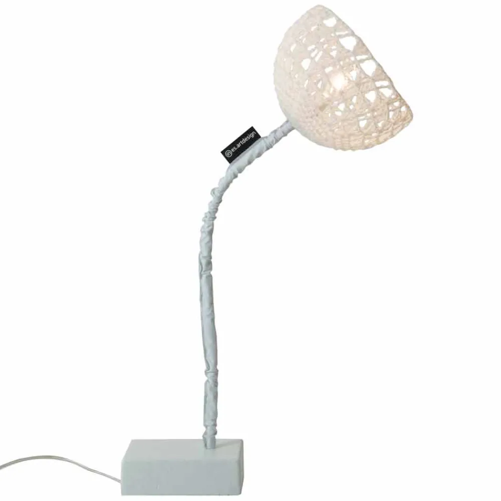 In-es.artdesign Design Tischlampen-Tischleuchte T2 mit flexiblem Vorbau