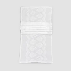 Viadurini Textile Runner-Tischläufer 100% Leinen mit Stickerei von Luxus-Design - Giuggiolo