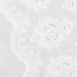 Viadurini Textile Runner-Tischläufer 100% Leinen mit Stickerei von Luxus-Design - Giuggiolo