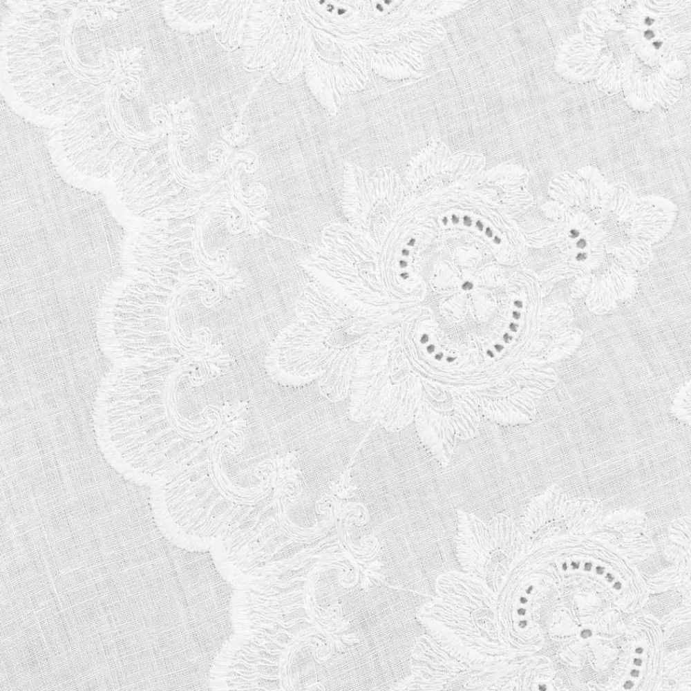 Viadurini Textile Runner-Tischläufer 100% Leinen mit Stickerei von Luxus-Design - Giuggiolo