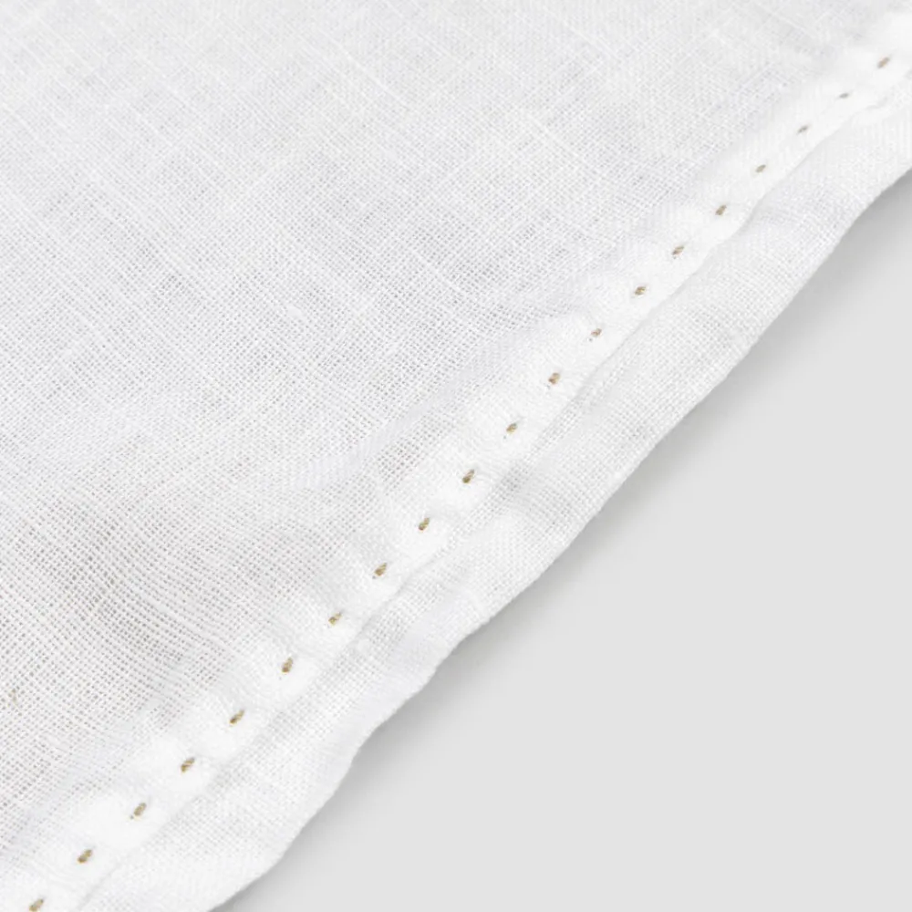 Viadurini Textile Runner-Tischläufer 100% Leinen mit Stickerei von Luxus-Design - Giuggiolo