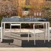 Viadurini in the Garden Gartentische Aus Aluminium-Tischplatte für den Garten-Esstisch aus Feinsteinzeug Made in Italy - Tarik