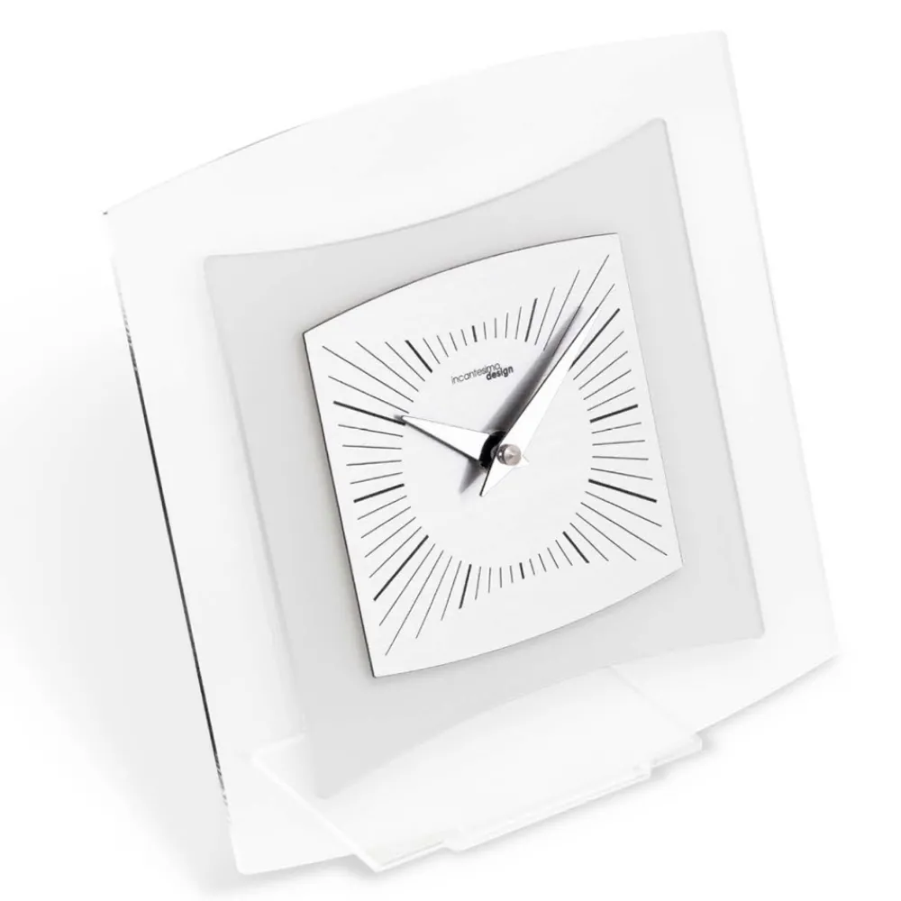 Viadurini Time Design Tischuhren-Tischuhr aus transparentem und Bisatin-Methacrylat, hergestellt in Italien – Glad