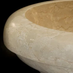 Viadurini Bathroom Steinwaschbecken-Tito-Design-Aufsatzwaschbecken aus Marmor, Einzelstück