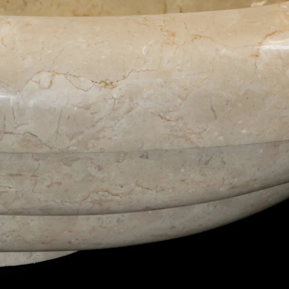 Viadurini Bathroom Steinwaschbecken-Tito-Design-Aufsatzwaschbecken aus Marmor, Einzelstück