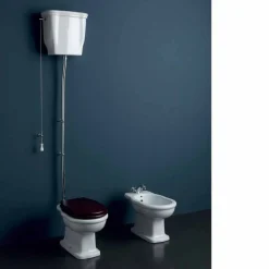 Viadurini Bathroom Wc-Toilettenschüssel aus Keramik, modernes Design, Wandablauf Style