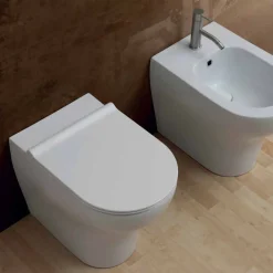 Viadurini Bathroom Wc-Toilettenschüssel aus weißer Keramik 54x35 Star modernes Design, Italy