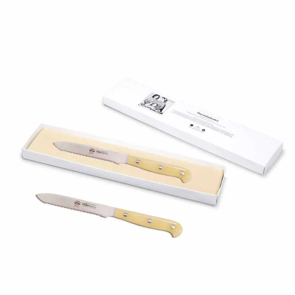 Coltellerie Berti Küchenmesser-Tomatenmesser aus Edelstahl, Berti exklusiv für Viadurini-Barasso