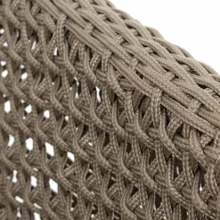 Viadurini in the Garden Holzsessel-Tortora Gartensessel aus Aluminium, Holz und Homemotion Stoff - Luana