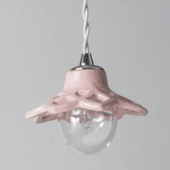 Toscot Pendelleuchten Vintage-Apuane Terrakotta-Hängeleuchte ohne Rosette, hergestellt in der Toskana