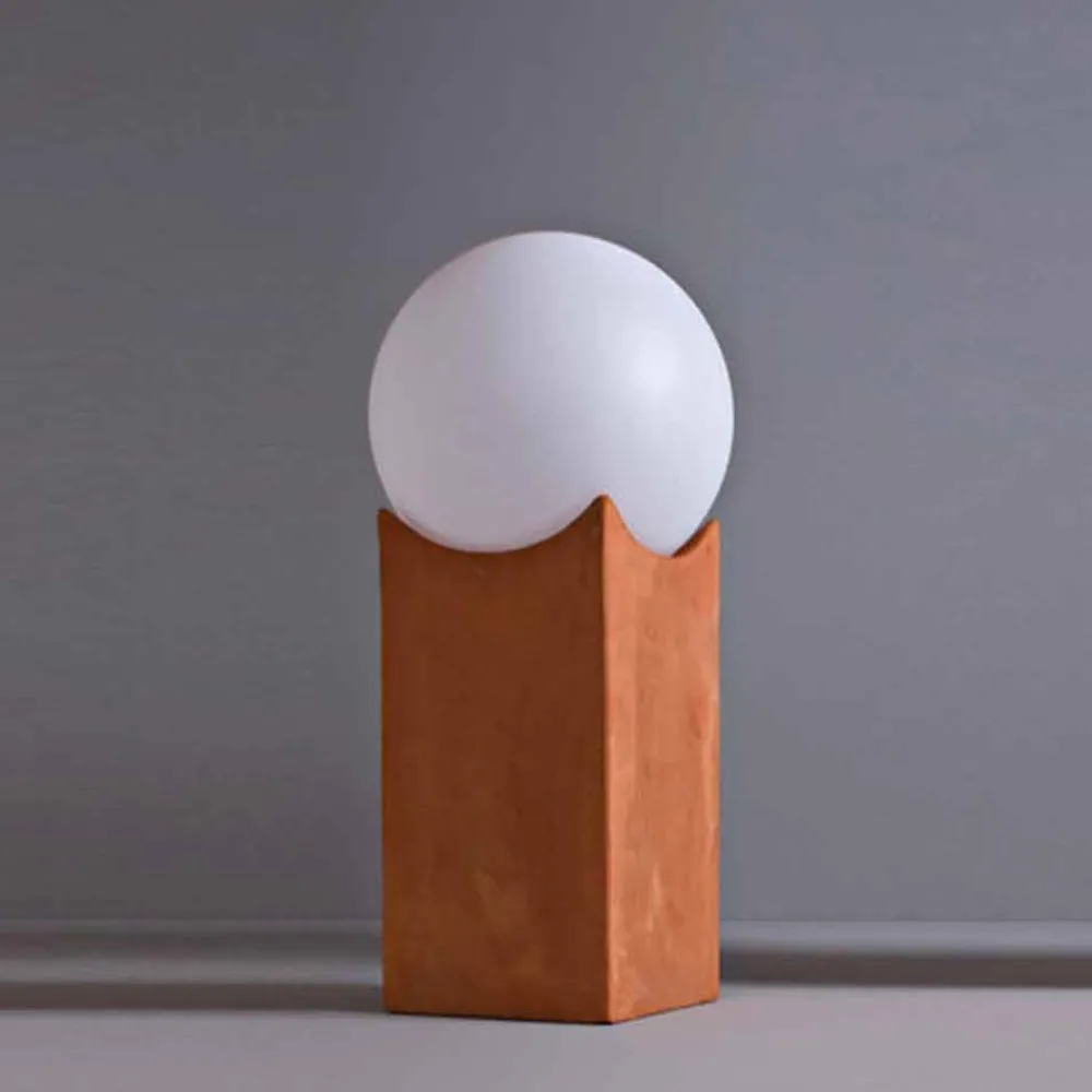 Toscot Gartenlampion-Atlante Sockelleuchte für Außenbeleuchtung