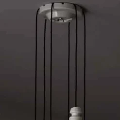 Toscot Pendelleuchten Vintage-Battersea Deckenrosette groß für Kompositionen