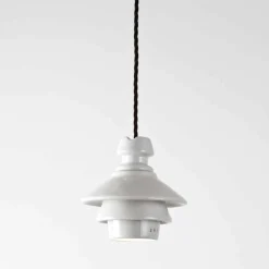 Toscot Klassische Pendelleuchten-Battersea Pendellampe mit Terrakotta Schirm