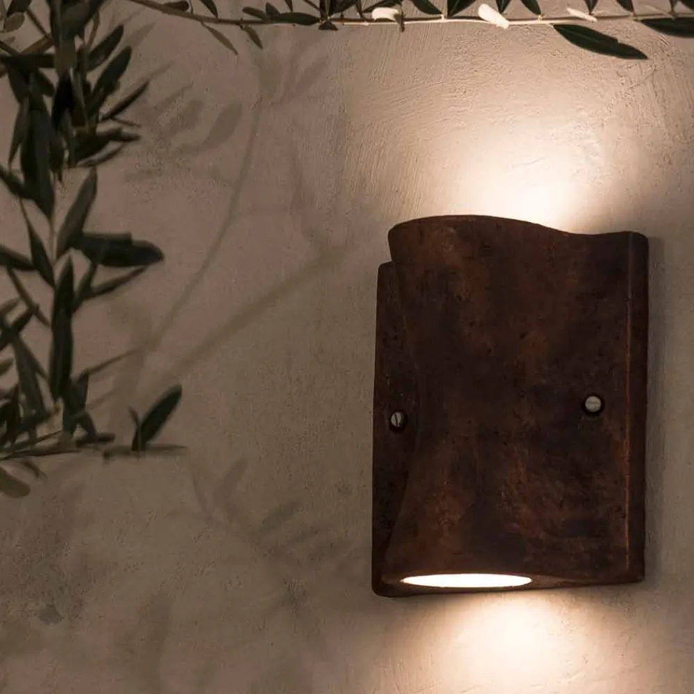 Toscot Garten-Wandlampen-Lido handgefertigte Wandlampe für den Innen- und Außenbereich made in Italy