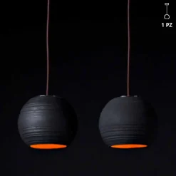 Toscot Moderne Pendelleuchten-Newton moderne Hängeleuchte und Pendeleuchte aus Terracotta