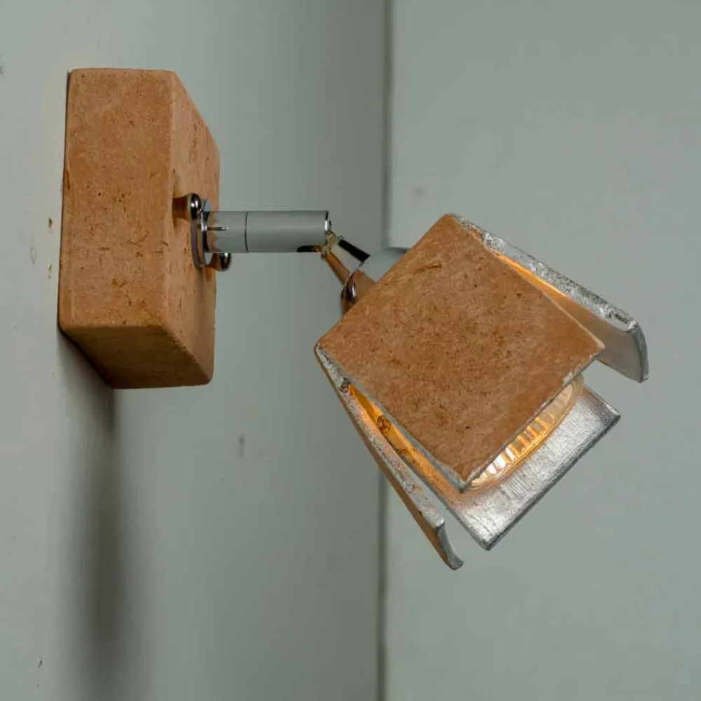 Toscot Vintage Wandleuchten-Piastra Deckenleuchte 1-flammig Made in Toscana