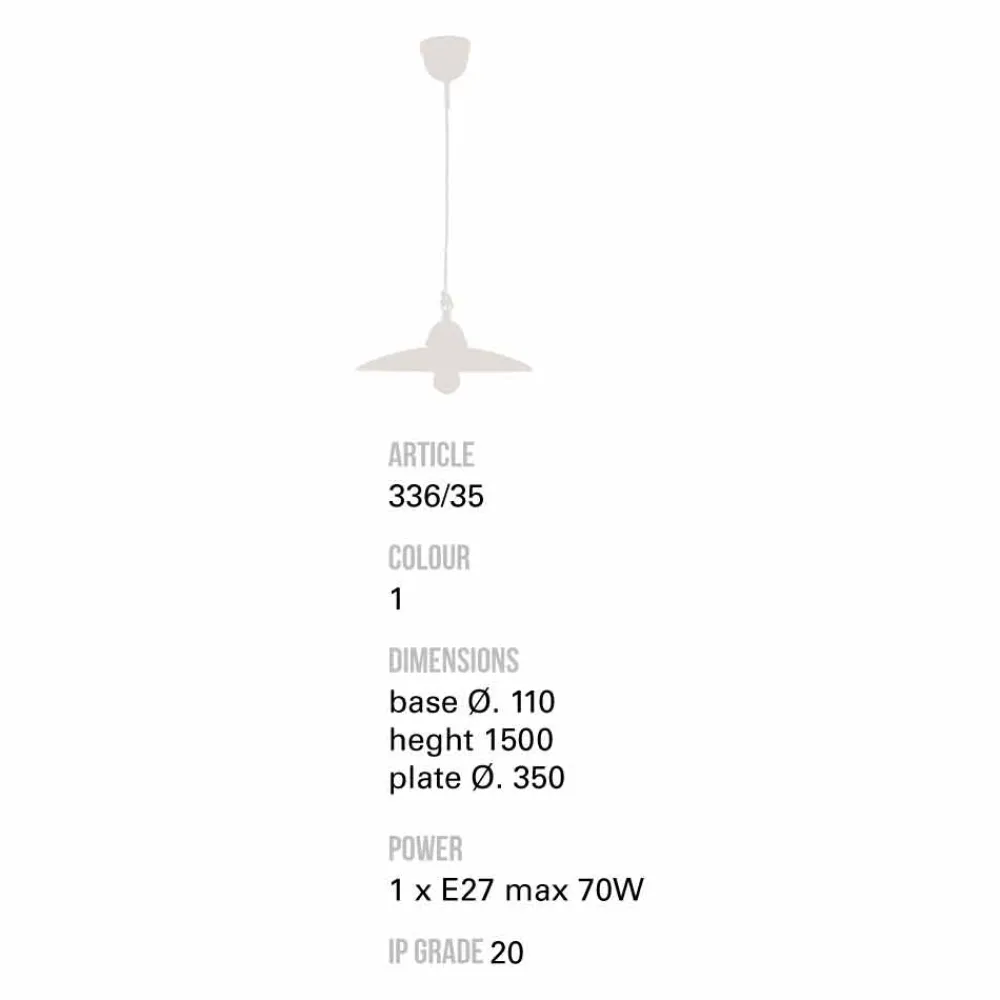 Toscot Pendelleuchten Vintage-Settimello Pendelleuchte