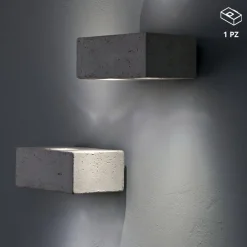 Toscot Garten-Wandlampen-Smith LED-Gartenwandleuchte aus Terrakotta, hergestellt in der Toskana