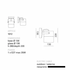 Toscot Vintage Wandleuchten-Swing Deckenleuchter / Wandlampe made in Toscana
