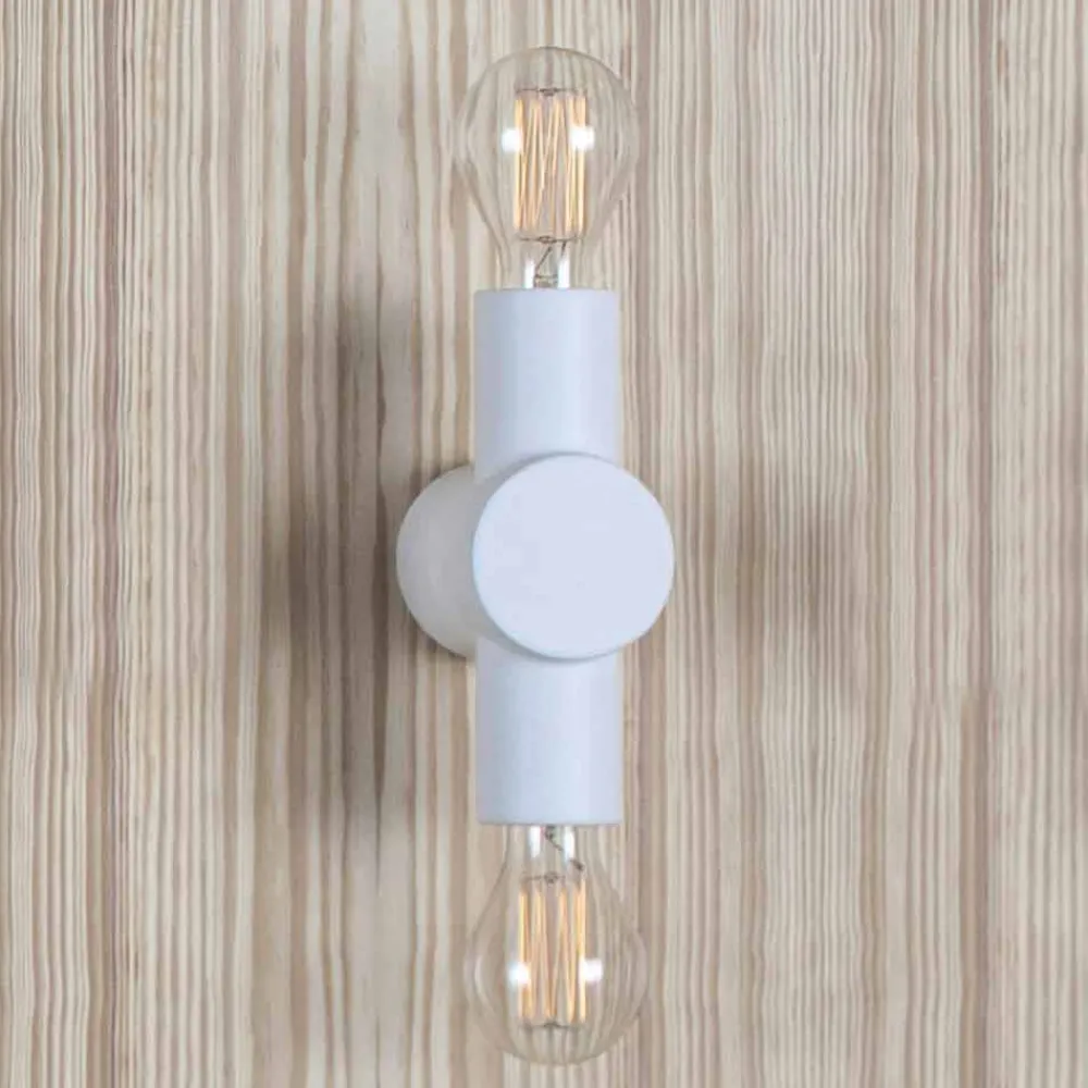 Toscot Vintage Wandleuchten-Taffic Wandlampe mit Metallsockel made in Toscana