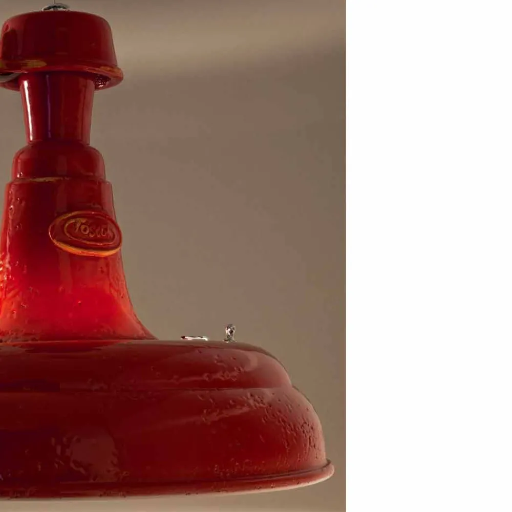 Toscot Pendelleuchten Vintage-Torino Pendelleuchte groß, hergestellt in Toskana