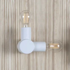 Toscot Vintage Wandleuchten-Traffic Wandleuchte aus Keramik und Metall, hergestellt in der Toskana