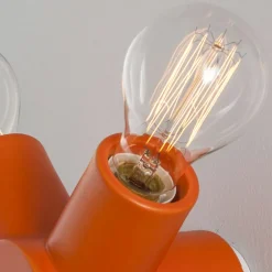 Toscot Vintage Wandleuchten-Traffic Wandleuchte aus Keramik und Metall, hergestellt in der Toskana