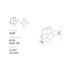 Toscot Vintage Wandleuchten-Traffic Wandleuchte aus Keramik in verschiedenen Ausführungen, hergestellt in der Toskana