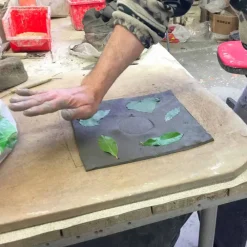 Toscot Klassische Wandleuchten-Vivaldi Design Wandlampe aus Terrakotta made in Italy