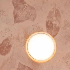 Toscot Klassische Wandleuchten-Vivaldi Design Wandlampe aus Terrakotta made in Italy